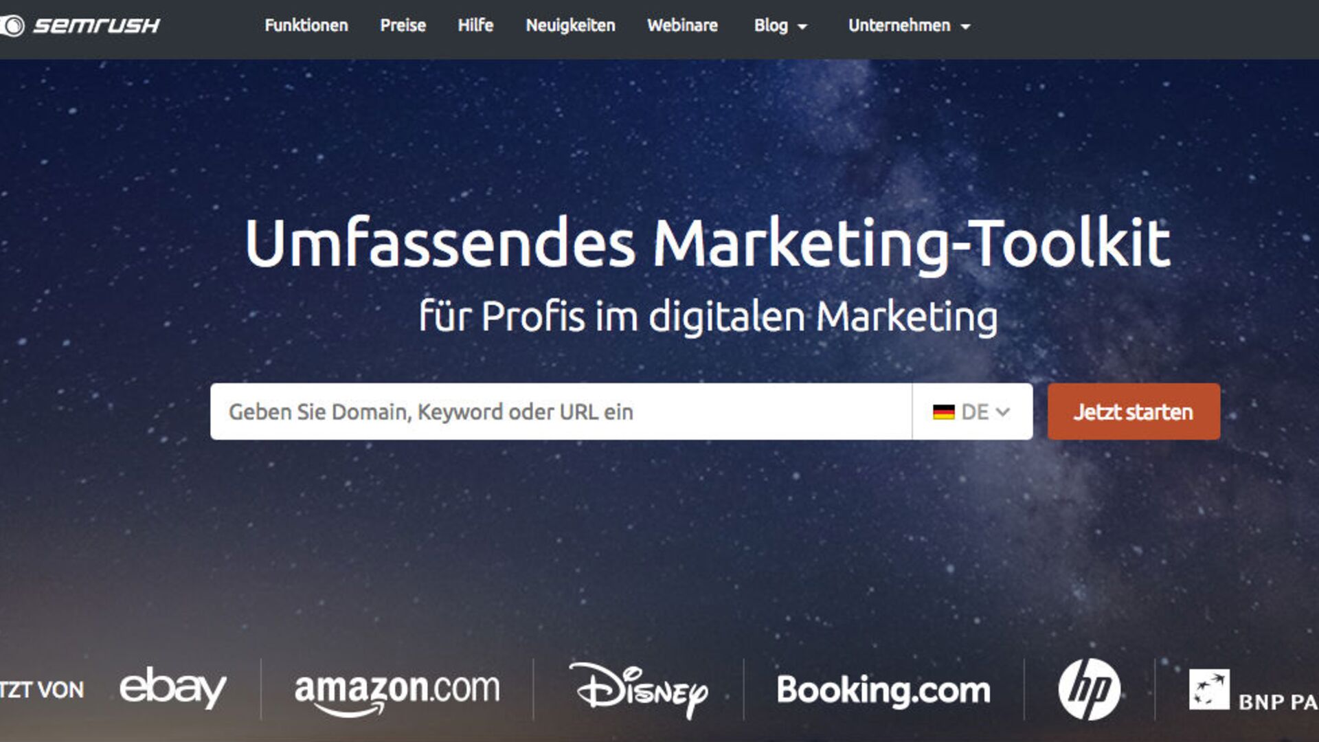 SEA Wettbewerbsanalyse mit SEMrush